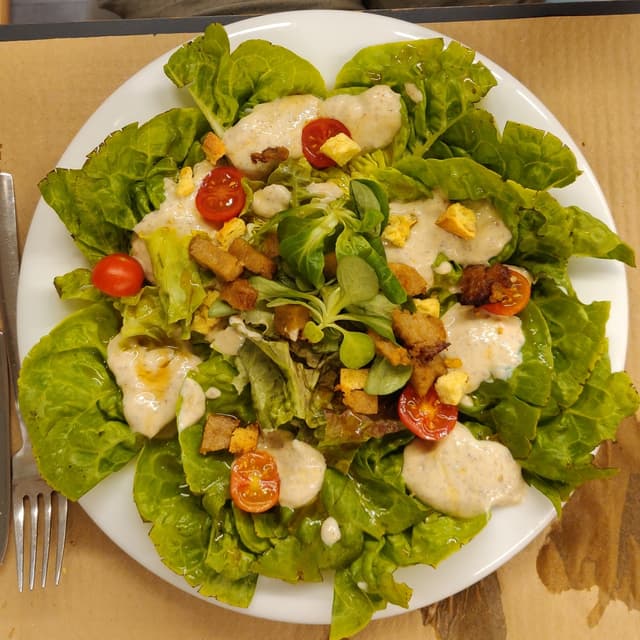 Photo of the dish “Ensalada Cesar.”