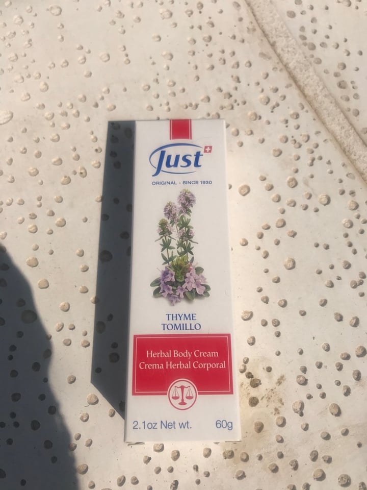 review photo of Swiss Just Crema De Tomillo shared by @mamiagus on 29 Jan 2020 - review