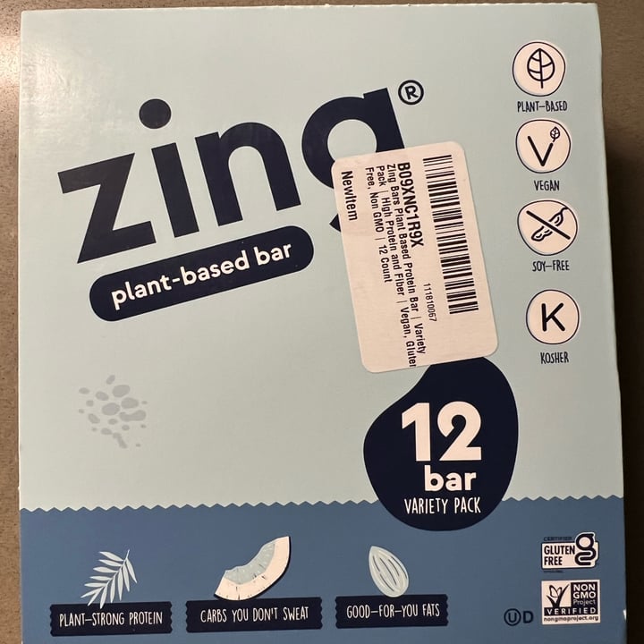 photo of Zing Dark Chocolate Peanut Butter shared by @berryveganplanet on  18 Aug 2022 - review