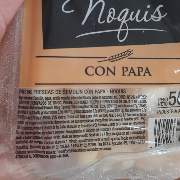 photo of Carrefour Ñoquis con papa shared by @julyahum on  12 Sep 2021 - review