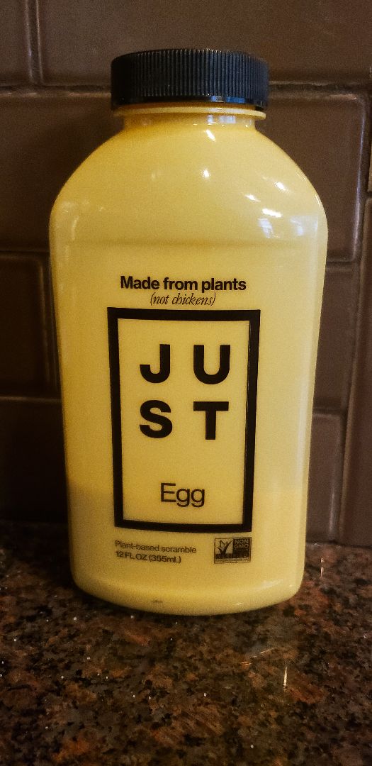 photo of JUST Egg Plant-Based Scramble shared by @solarpunkvegan on  10 Feb 2020 - review