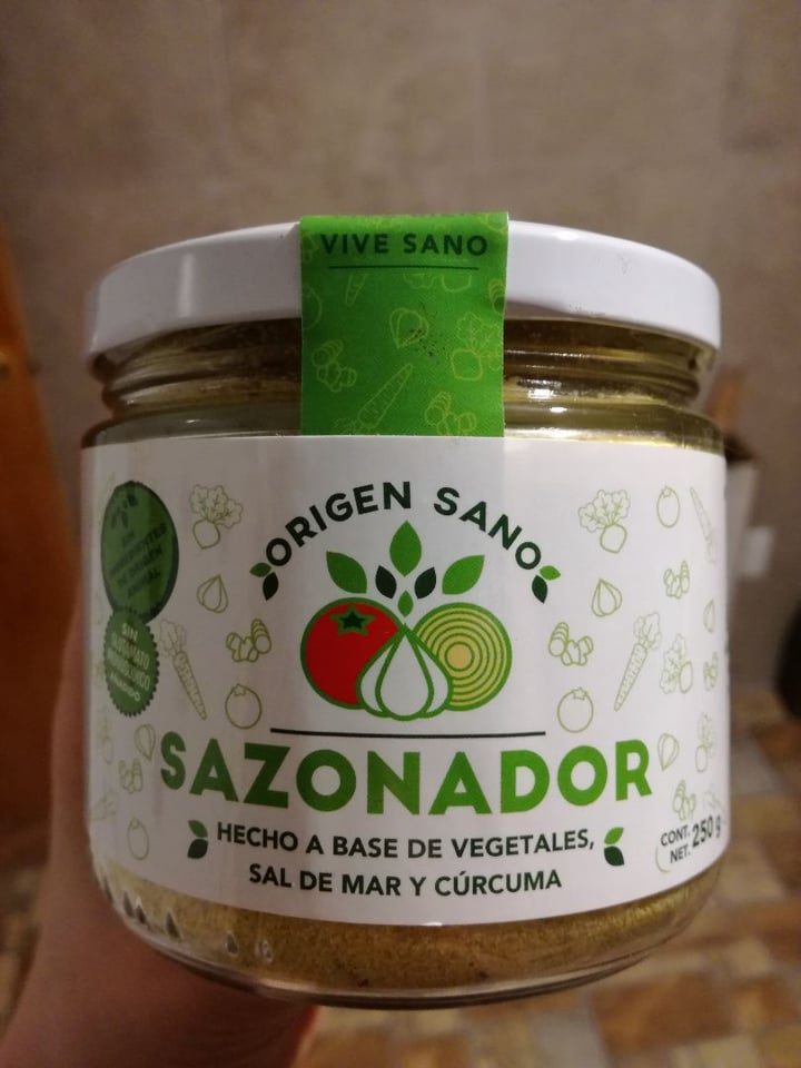 photo of Origen sano Sazonador Aceite de Oliva, Sal de Mar y Curcuma shared by @rebeca2124 on  07 Mar 2020 - review