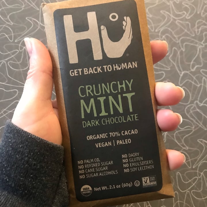 photo of Hu Kitchen Crunchy Mint Dark Chocolate shared by @danidarling06 on  23 Jan 2021 - review