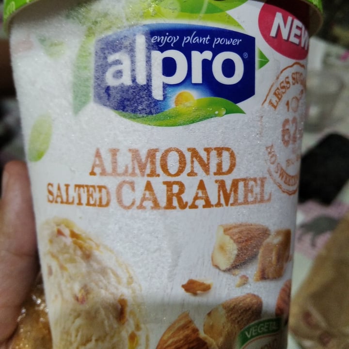photo of Alpro Almond Salted Caramel Ice Cream shared by @martate on  07 Aug 2020 - review