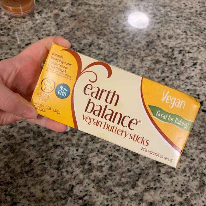 photo of Earth Balance Vegan Buttery Sticks shared by @aglanphear on  01 Jan 2021 - review