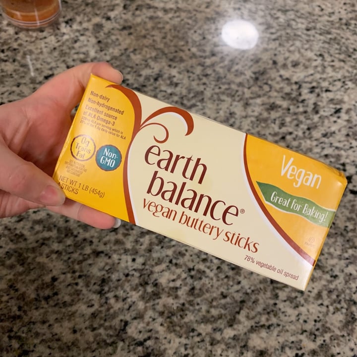 review photo of Earth Balance Vegan Buttery Sticks shared by @aglanphear on 01 Jan 2021 - review