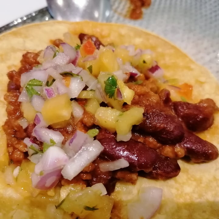 review photo of Restaurante Curcuma Tacos de chili vegano con pico de gallo shared by @tamara13713 on 16 Jul 2022 - review