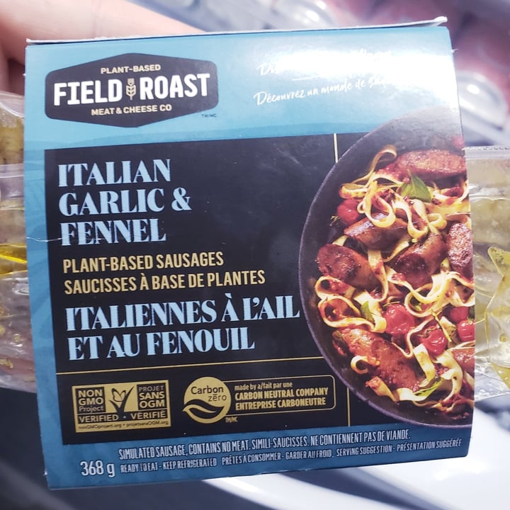 photo of Field Roast Italian Garlic Fennel Sausage shared by @brittanycap on  29 Aug 2021 - review