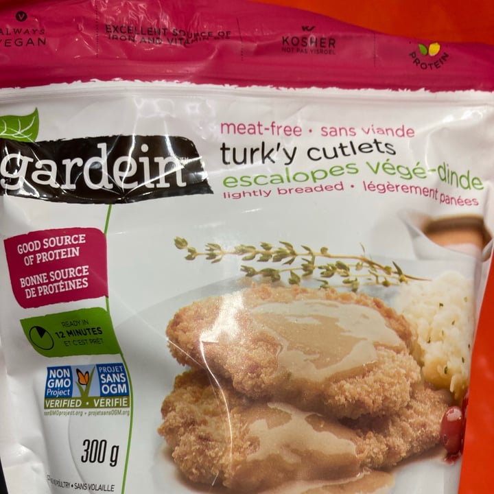 photo of Gardein Lightly Breaded Turky Cutlets shared by @dashdash on  30 Jun 2021 - review