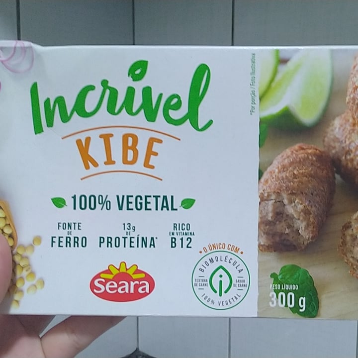 review photo of Incrível - Seara kibe shared by @deborela on 05 May 2022 - review