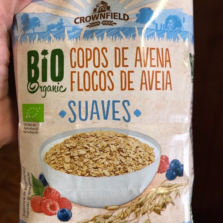 photo of Crownfield Copos suaves de avena integral bio shared by @nazare on  15 Jul 2021 - review
