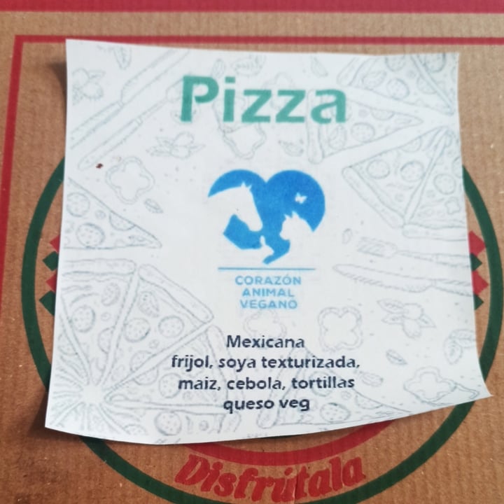 photo of Corazón Animal Vegano Pizza Mexicana shared by @vtopia on  22 Jun 2020 - review