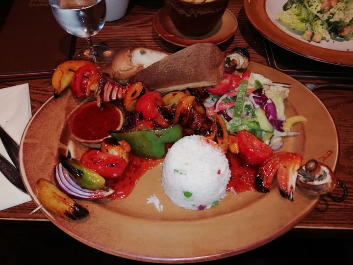 review photo of The Blair Vegetable Skewers with Rice & Chilli Sauce shared by @berryscotbeauty on 02 Mar 2020 - review