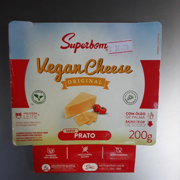 photo of Superbom Vegan Cheese Prato shared by @anasouto on  11 May 2022 - review