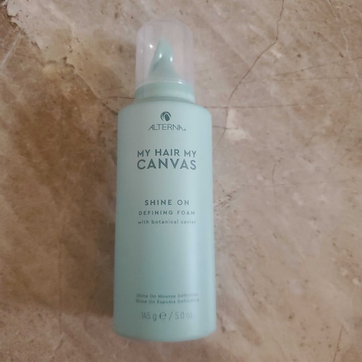 photo of Alterna My Hair My Canvas Shine On Defining Foam shared by @561veggies on  25 Jun 2021 - review