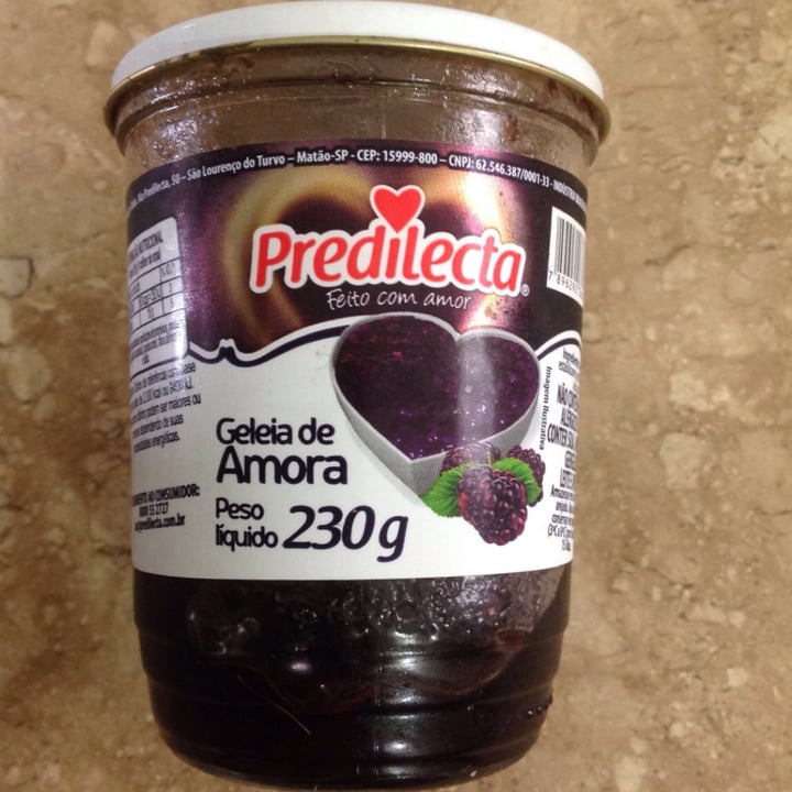 photo of Predilecta  Geleia de amora shared by @marlenemarques on  27 Jul 2021 - review