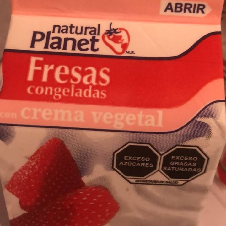 photo of Natural planet Fresas Con Crema shared by @fergievegan on  11 Feb 2022 - review