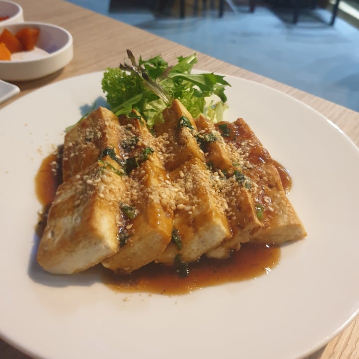 photo of The Boneless Kitchen Pan Fried Tofu shared by @hermainesay on  07 Dec 2021 - review