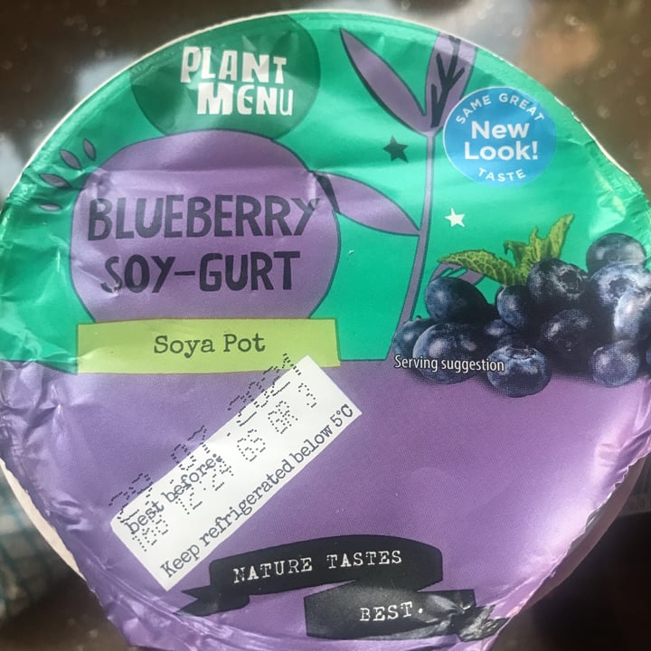 photo of Plant Menu Blueberry Soy-gurt shared by @camyfanizza on  12 Jul 2021 - review