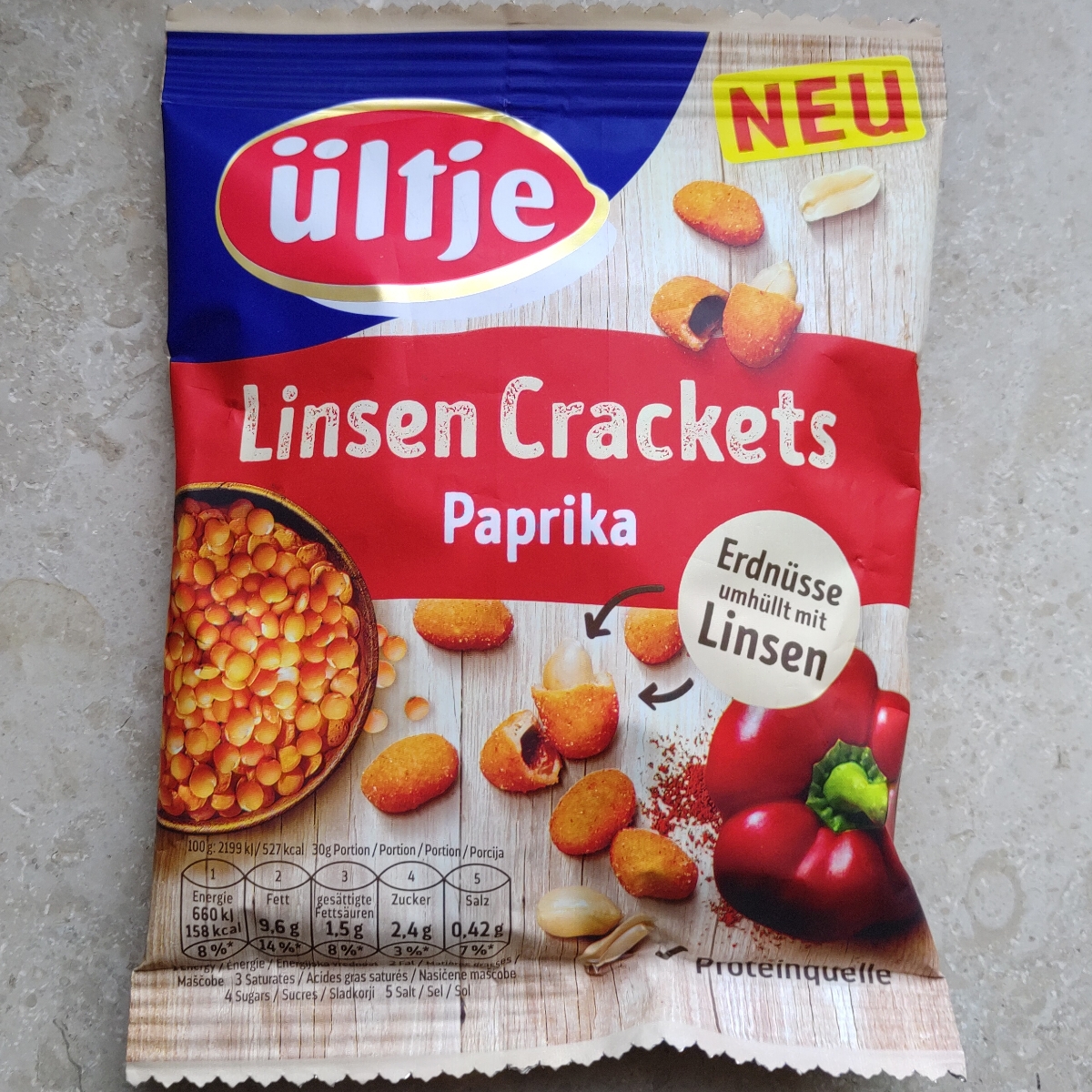 Ültje Linsen Crackets Paprika Reviews