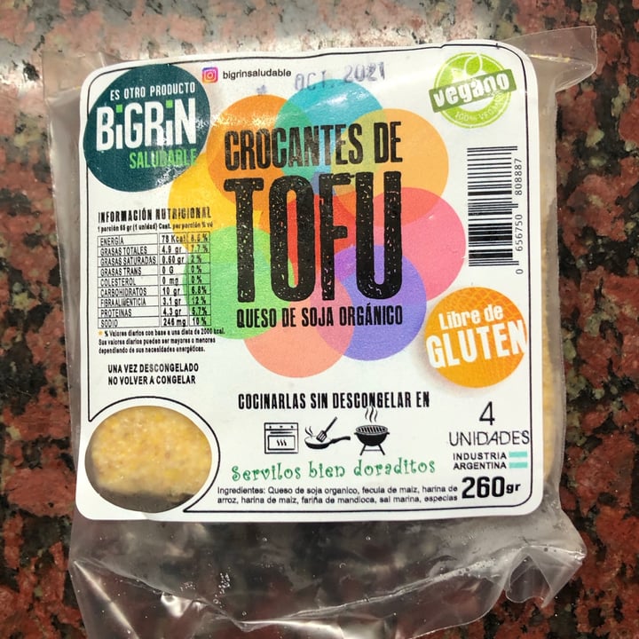 photo of BiGrin Crocante De Tofu shared by @delfinalit on  01 Jul 2021 - review