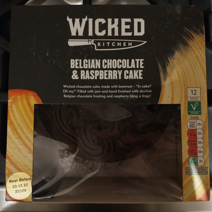 review photo of Wicked Belgian Chocolate & Raspberry Cake shared by @solarpunk22 on 10 Dec 2022 - review