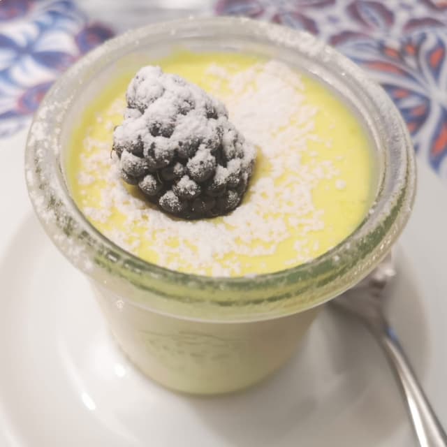 Photo of the dish “Panna Cotta Allo Zafferano”