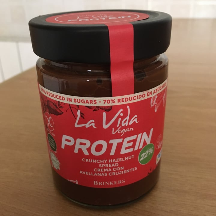 photo of La Vida Vegan Protein Crunchy Hazelnut Spread | Crema Con Avellanas Crujientes shared by @hijasdhekate on  03 Jul 2020 - review