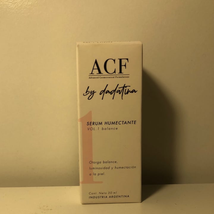 photo of ACF Serum Humectante Vol 1 Balance By Dadatina shared by @anaacraveroo on  07 Jul 2021 - review