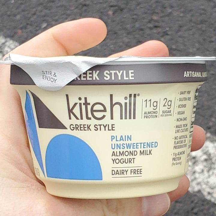 Kite Hill Plain Unsweetened Almond Milk Greek Style Yogurt Review