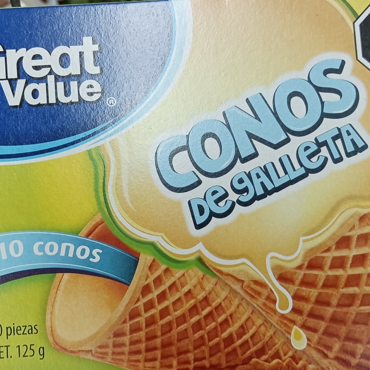photo of Great Value  Conos  para helado shared by @krampus2065 on  06 Apr 2022 - review