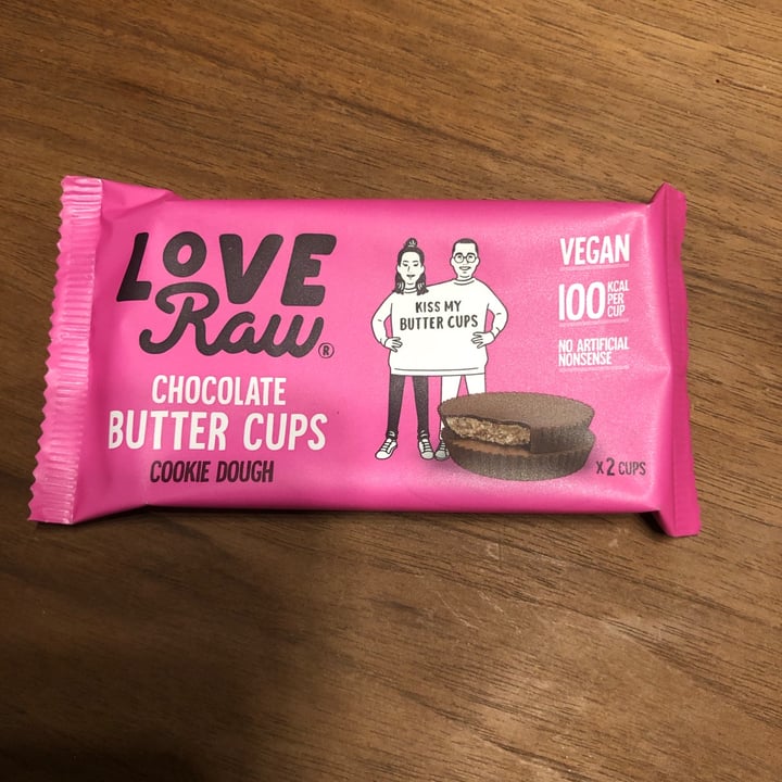 photo of LoveRaw Butter cups cookie dough shared by @rossrebel on  15 Apr 2022 - review