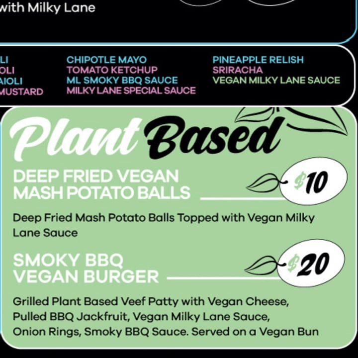 review photo of Milky Lane Newstead Smokey BBQ Vegan Burger shared by @tdk76 on 13 Feb 2021 - review