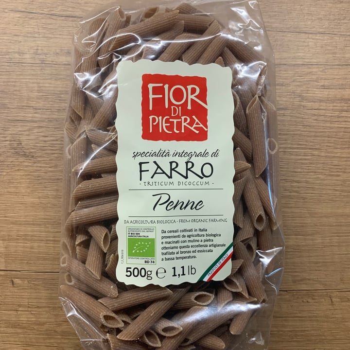 photo of Fior di pietra Penne integrali di farro shared by @s3raf1na on  12 Jun 2022 - review
