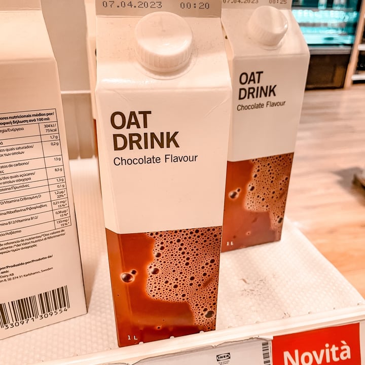 photo of Ikea oat drink chocolate flavour shared by @lacasadirob on  27 Aug 2022 - review