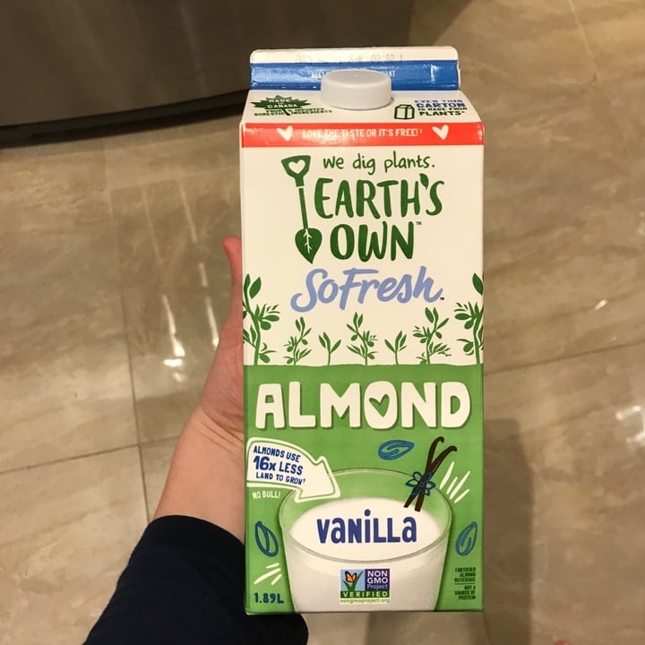 photo of Earth's Own So Fresh Vanilla Almond Milk shared by @nadvlad on  14 Feb 2021 - review