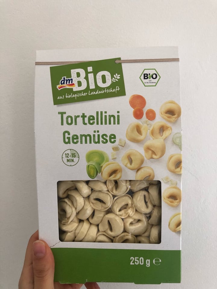 photo of dmBio Tortellini Gemüse shared by @satyavegan on  01 Apr 2020 - review