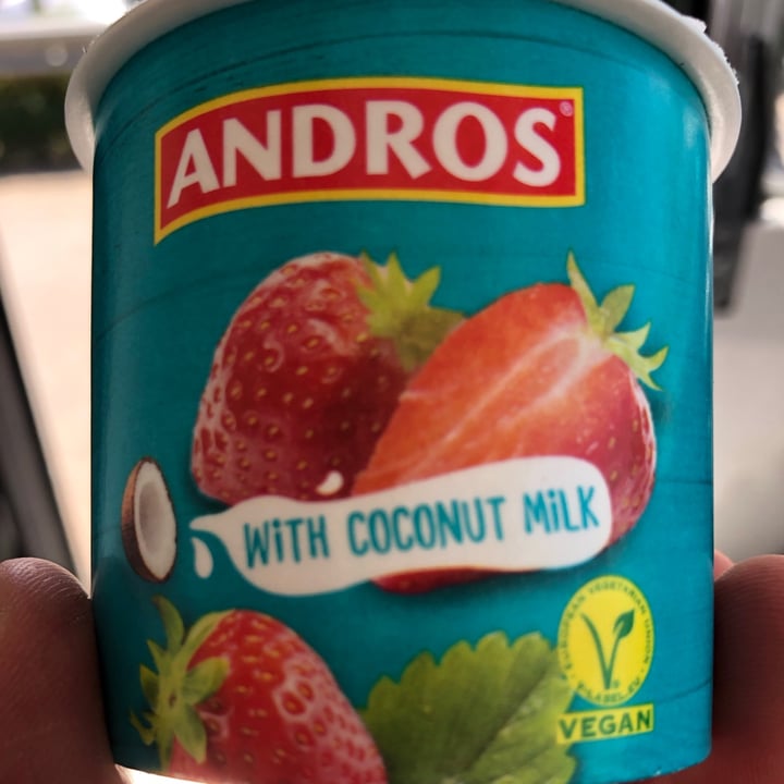 photo of Andros strawberry yoghurt shared by @jasonb01 on  16 Jul 2021 - review