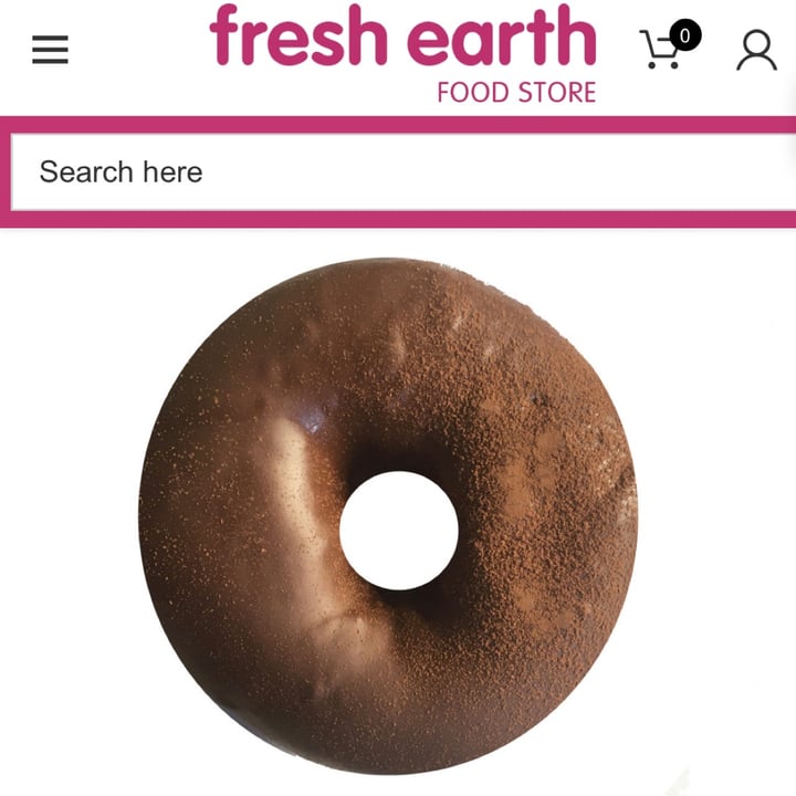photo of Fresh Earth Food Store Vegan sourdough chocolate donut shared by @jackyvw on  14 Aug 2022 - review
