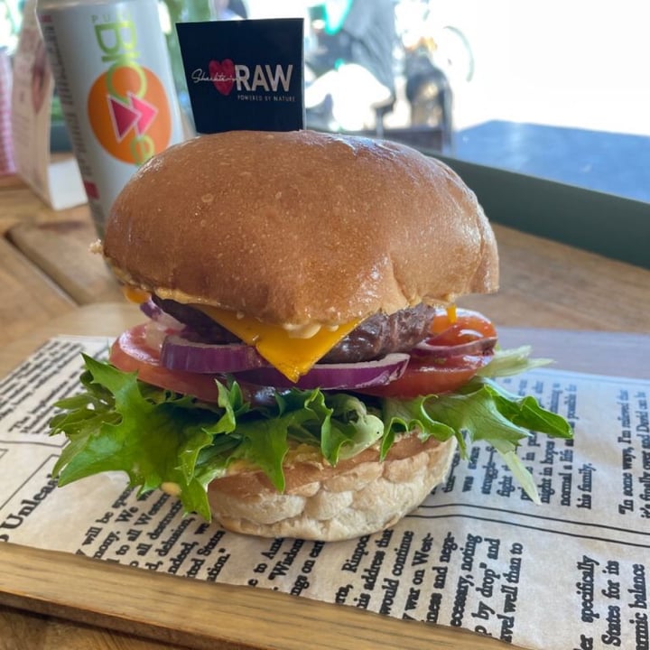 photo of Vegan Streetfood Deli - Obs Scheckter’s Raw Cheese Burger shared by @theleafeaters on  24 May 2021 - review