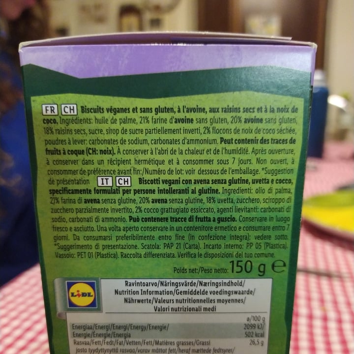 review photo of Vemondo Biscotti Di Avena Con Uvetta E Cocco shared by @ptrb96 on 21 Dec 2021 - review