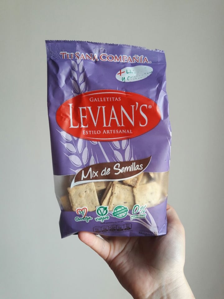 photo of Levian's Galletas Mix de Semillas shared by @sritabrocoli on  08 Jan 2020 - review