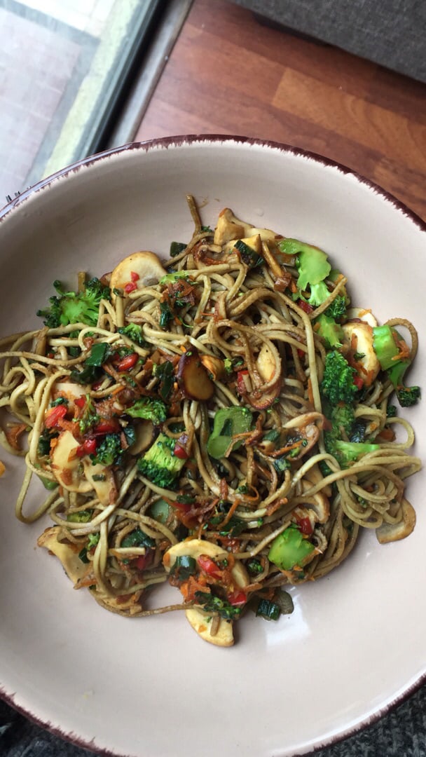 review photo of Explore Cuisine Organic edamame & mung bean fettuccine shared by @cata-arancibias on 17 Jun 2019 - review