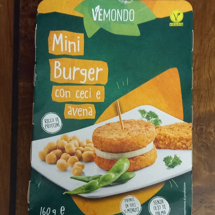 photo of Vemondo Mini Burger con Ceci e Avena shared by @mariarosaria on  13 May 2022 - review