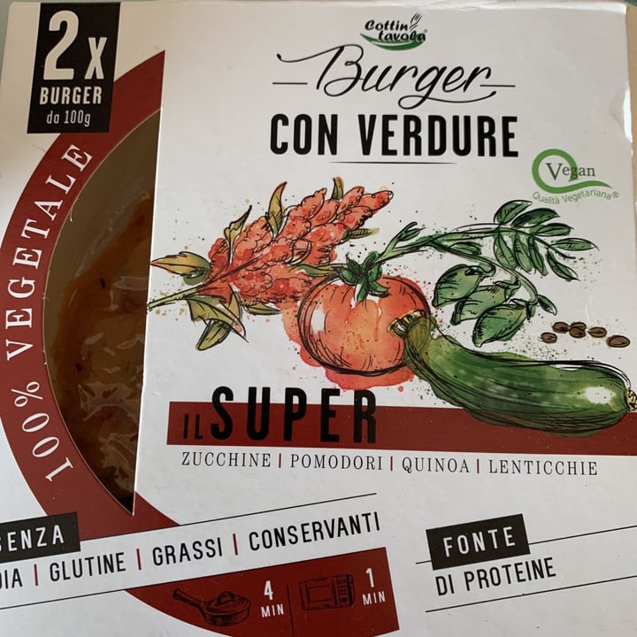 review photo of Bürger Burger Con Verdure Cottin Tavola shared by @barbara975 on 08 Apr 2021 - review