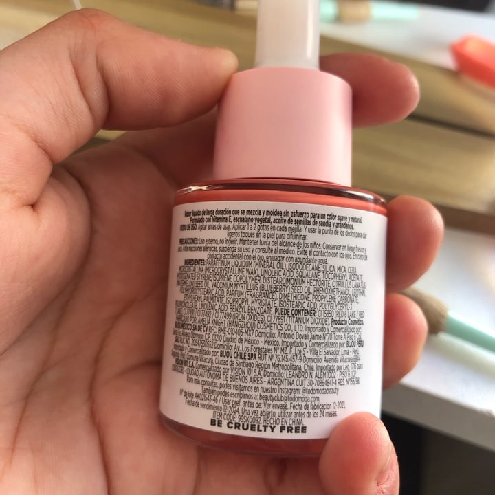 review photo of Todomoda Beauty Rubor líquido natural glow signature collection shared by @antocajigal on 22 Sep 2022 - review