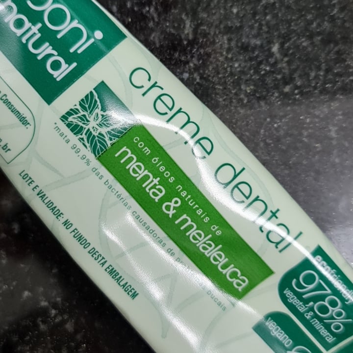 photo of Boni natural Creme Dental shared by @alineschwingel on  22 Apr 2022 - review