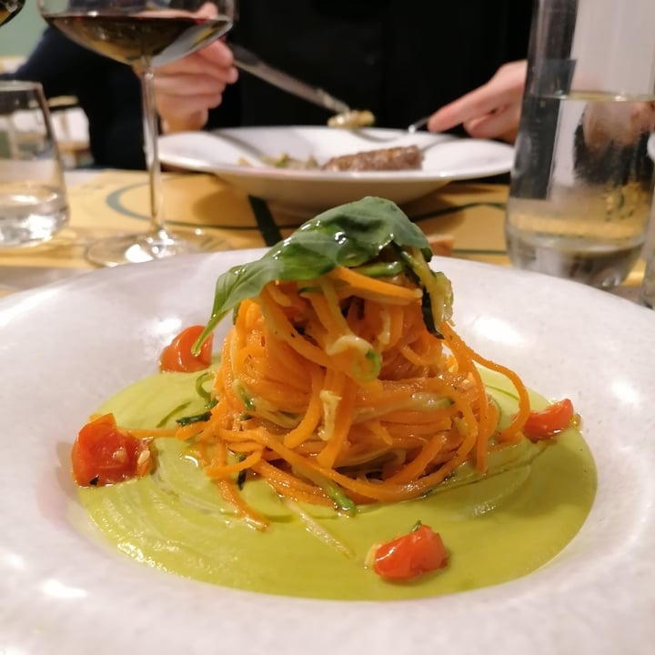 photo of Il Vezzo Spaghetti di verdure miste con crema di zucchine e olive taggiasche shared by @fedeverga on  25 Mar 2022 - review