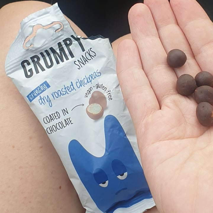 photo of Grumpy Snacks crunchy choc coated chickpeas shared by @petralaranjo on  05 Jan 2021 - review