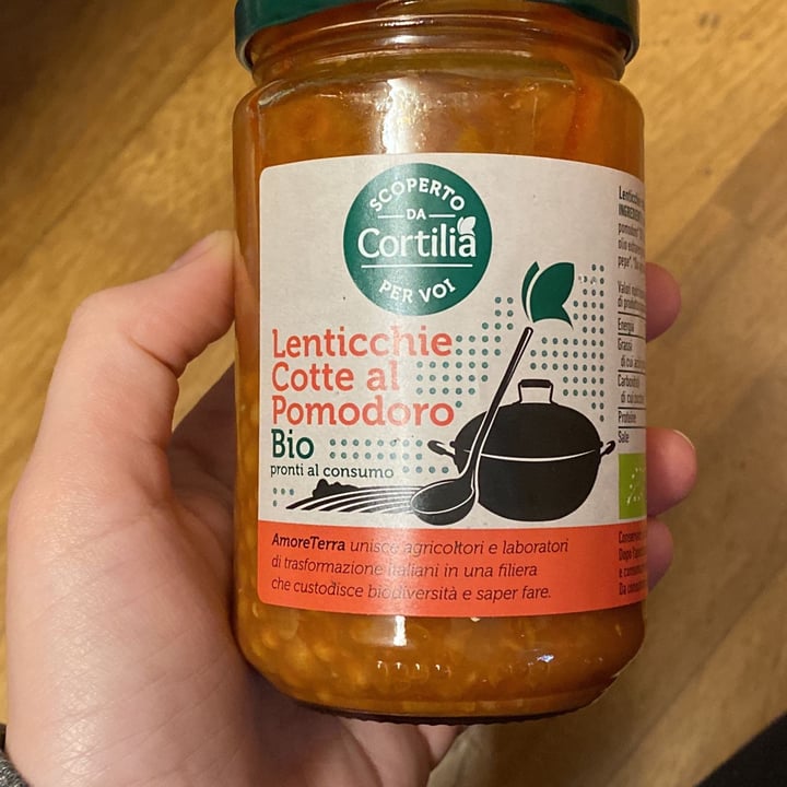 photo of Cortilia Lenticchie al pomodoro shared by @doraimonz on  31 Mar 2022 - review